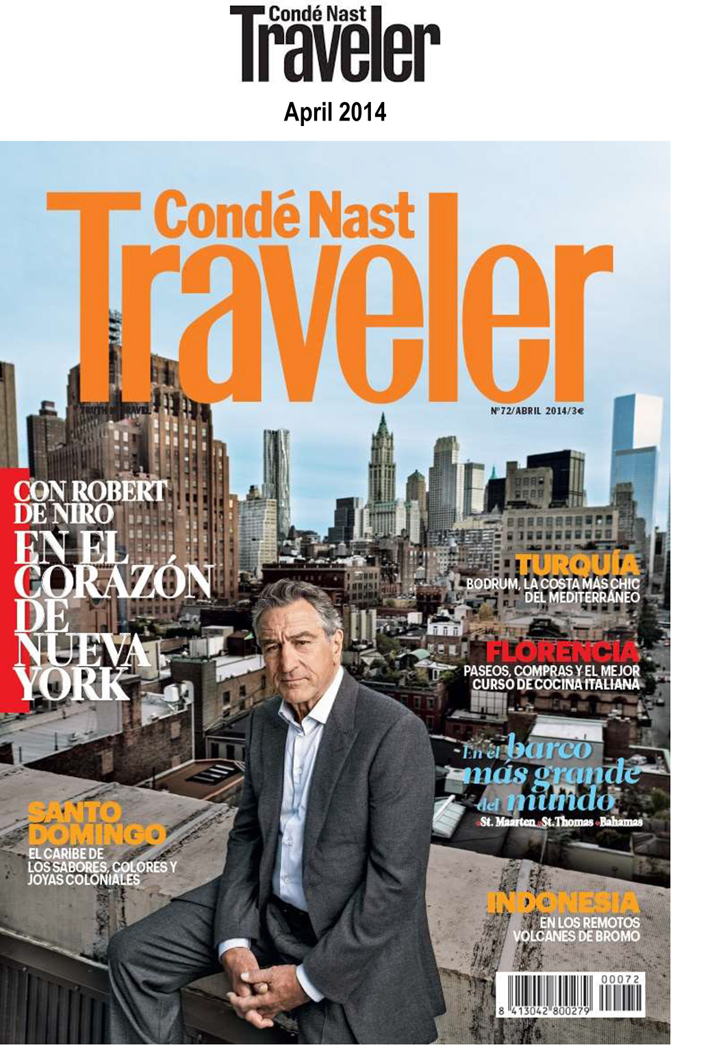Condé Nast Traveler interviews Robert De Niro about The Greenwich Hotel