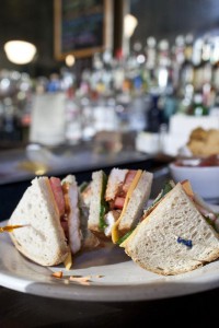 A close up of a sandwich at Walker's