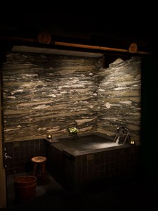 Private bath area inside The Shibui Spa at The Greenwich Hotel