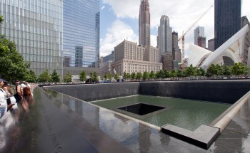 The outdoor 9/11 memorial