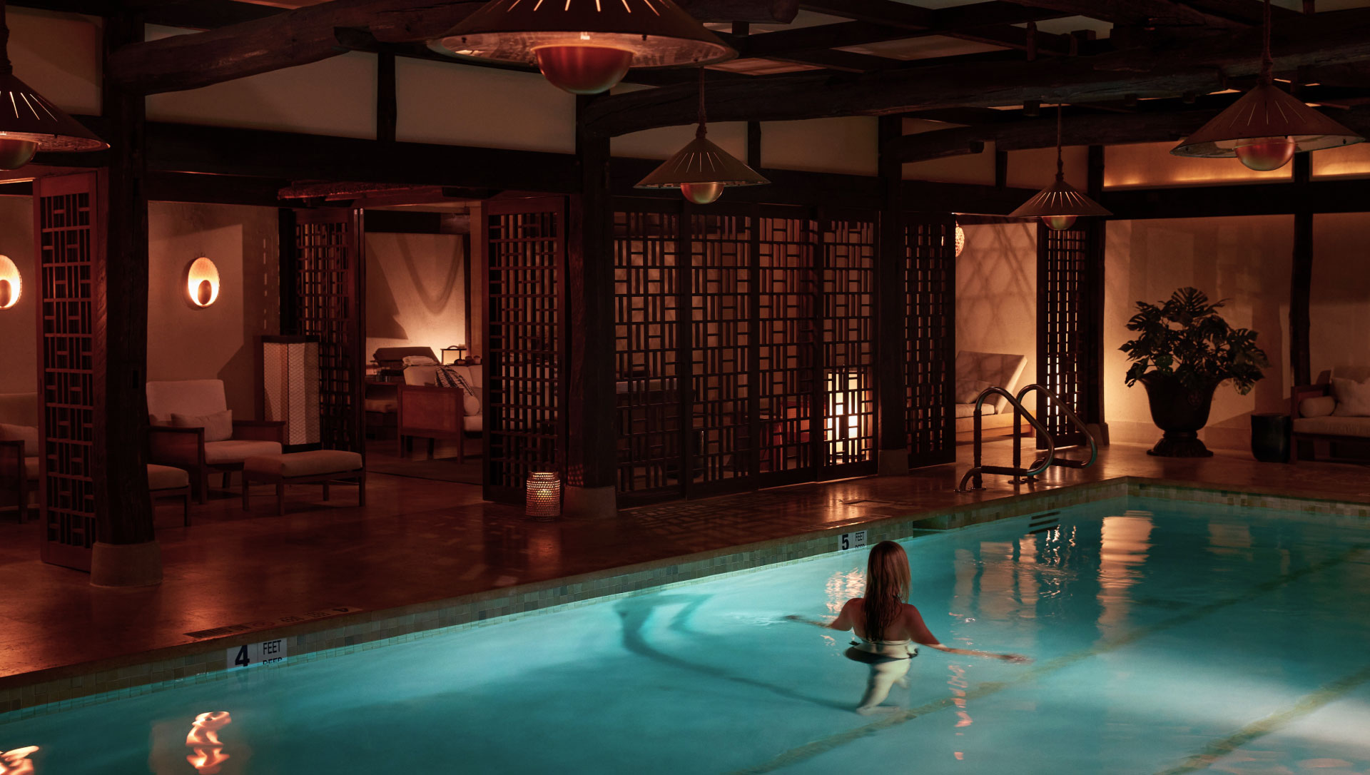 The Pool inside The Shibui Spa at The Greenwich Hotel